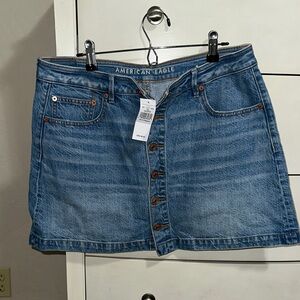 American Eagle Outfitters Button-Up Denim Skirt